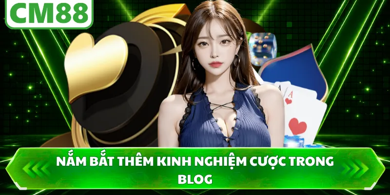 Nắm bắt thêm kinh nghiệm cược trong blog